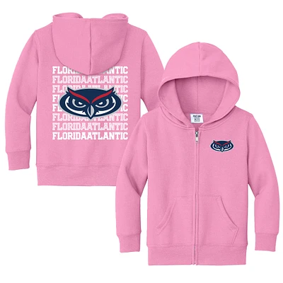 Toddler Chad & Jake Florida Atlantic Owls Retro Full-Zip Hoodie Sweatshirt
