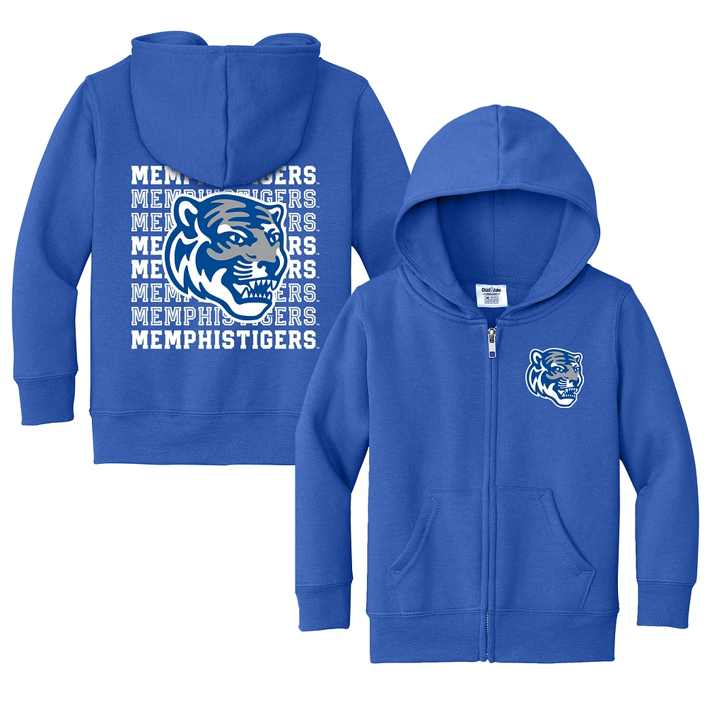 Toddler Chad & Jake Royal Memphis Tigers Retro Full-Zip Hoodie Sweatshirt