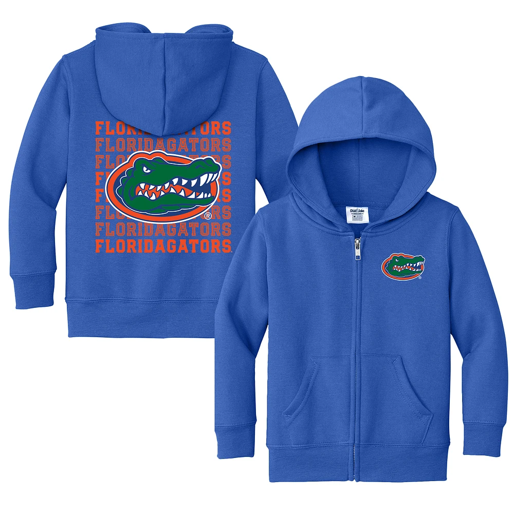 Toddler Chad & Jake Royal Florida Gators Retro Full-Zip Hoodie Sweatshirt