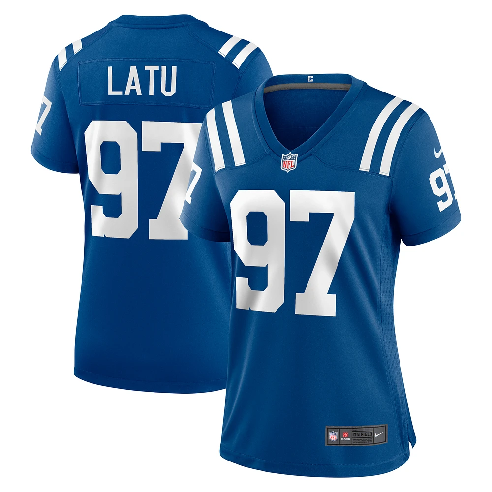 Women's Nike Laiatu Latu Royal Indianapolis Colts Game Jersey