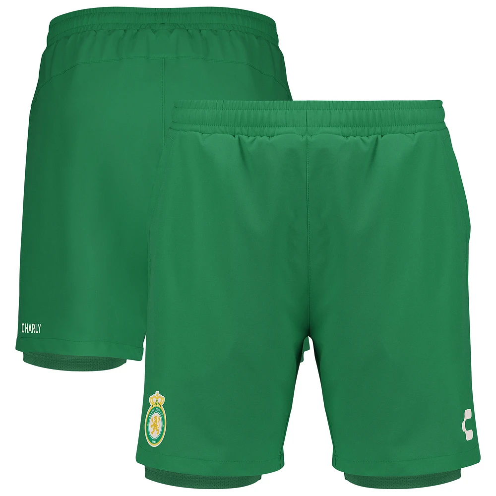 Men's Charly Green Club Leon 2024/25 Lined Training Shorts