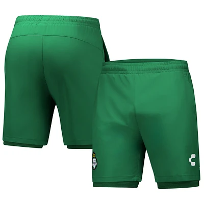 Men's Charly Green Santos Laguna 2024/25 Lined Training Shorts