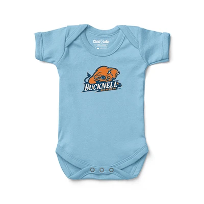 Newborn & Infant Chad Jake Light Blue Bucknell Bison Logo Bodysuit
