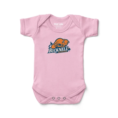 Newborn & Infant Chad Jake Light Pink Bucknell Bison Logo Bodysuit