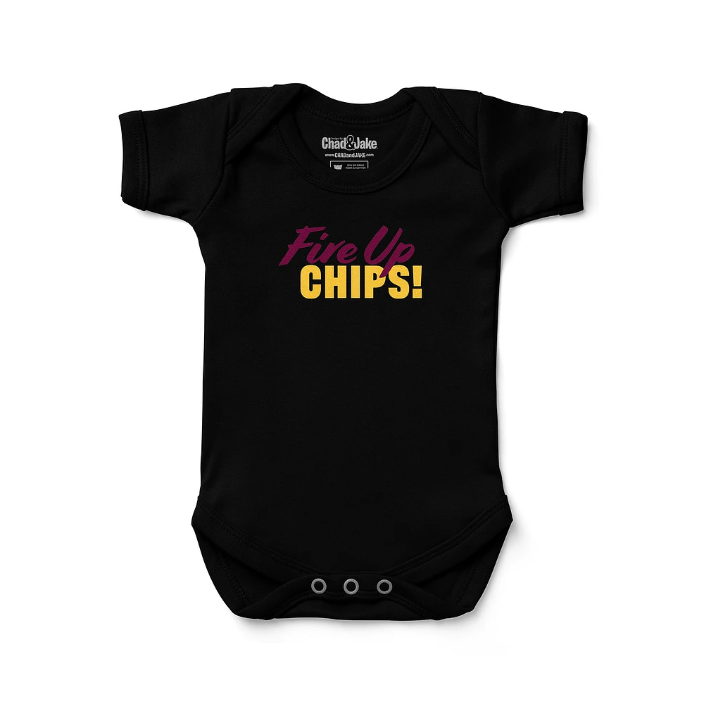 Newborn & Infant Chad Jake Central Michigan Chippewas Fire Up Logo Bodysuit