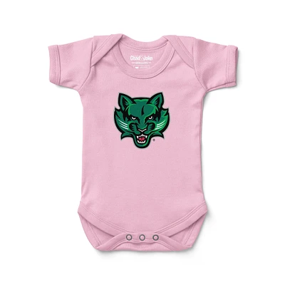 Newborn & Infant Chad Jake Light Binghamton Bearcats Mascot Logo Bodysuit