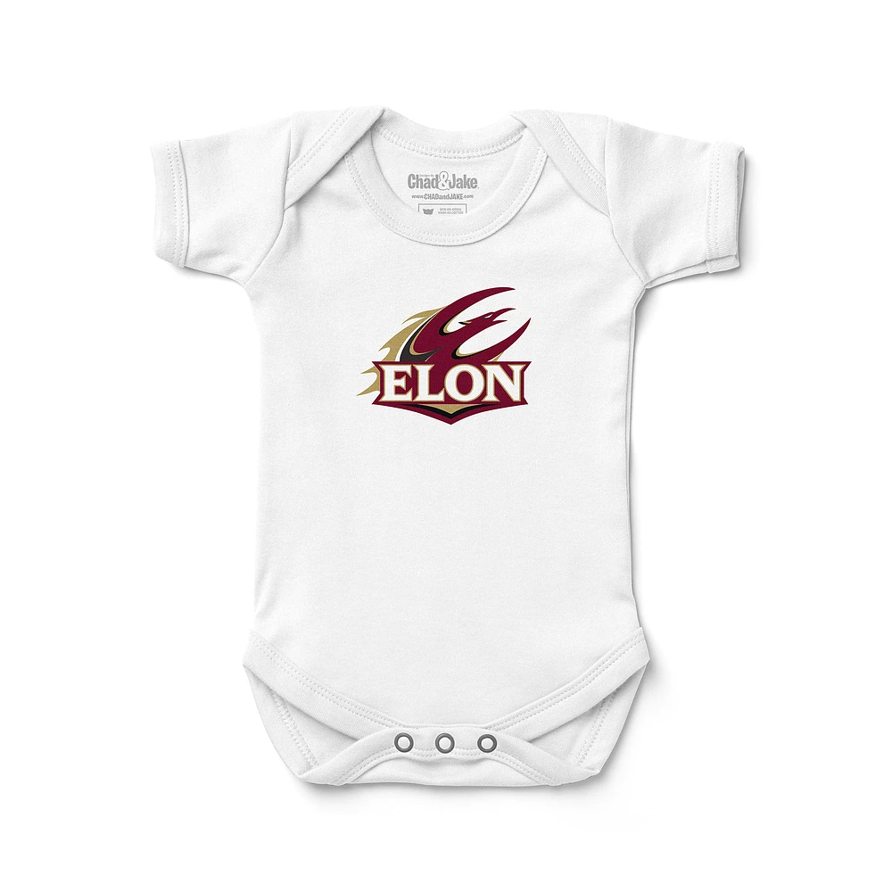 Newborn & Infant Chad Jake White Elon Phoenix Logo Bodysuit