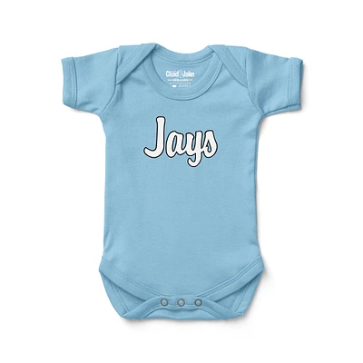 Newborn & Infant Chad Jake Light Blue Johns Hopkins Jays Script Logo Bodysuit