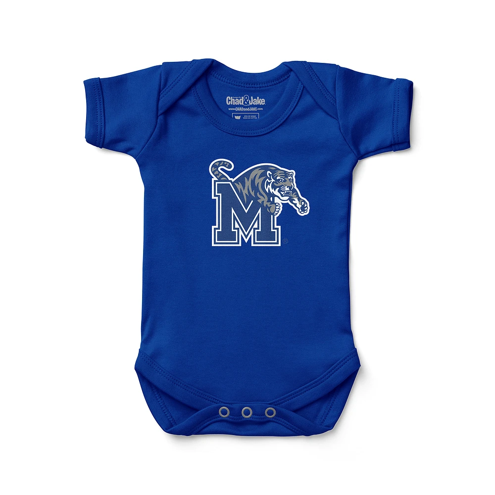 Newborn & Infant Chad Jake Royal Memphis Tigers Logo Bodysuit