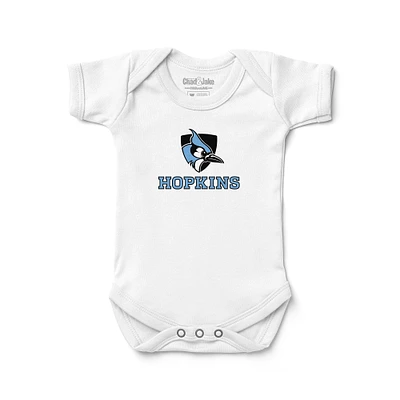 Newborn & Infant Chad Jake Johns Hopkins Blue Jays Shield Logo Bodysuit