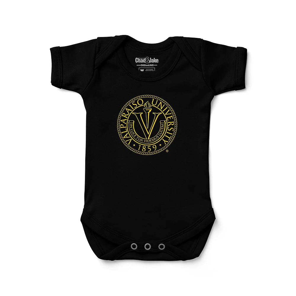 Newborn & Infant Chad Jake Valparaiso Beacons Seal Logo Bodysuit