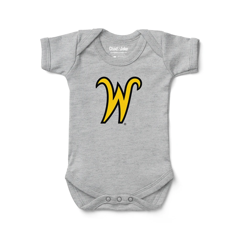Newborn & Infant Chad Jake Heather Gray Wichita State Shockers Secondary Logo Bodysuit