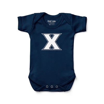 Newborn & Infant Chad Jake Navy Xavier Musketeers Logo Bodysuit