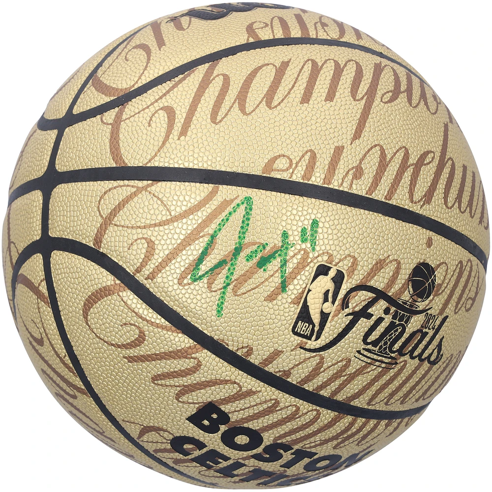 Jrue Holiday Boston Celtics Autographed 2024 NBA Finals Champions Wilson Collector's Edition Basketball