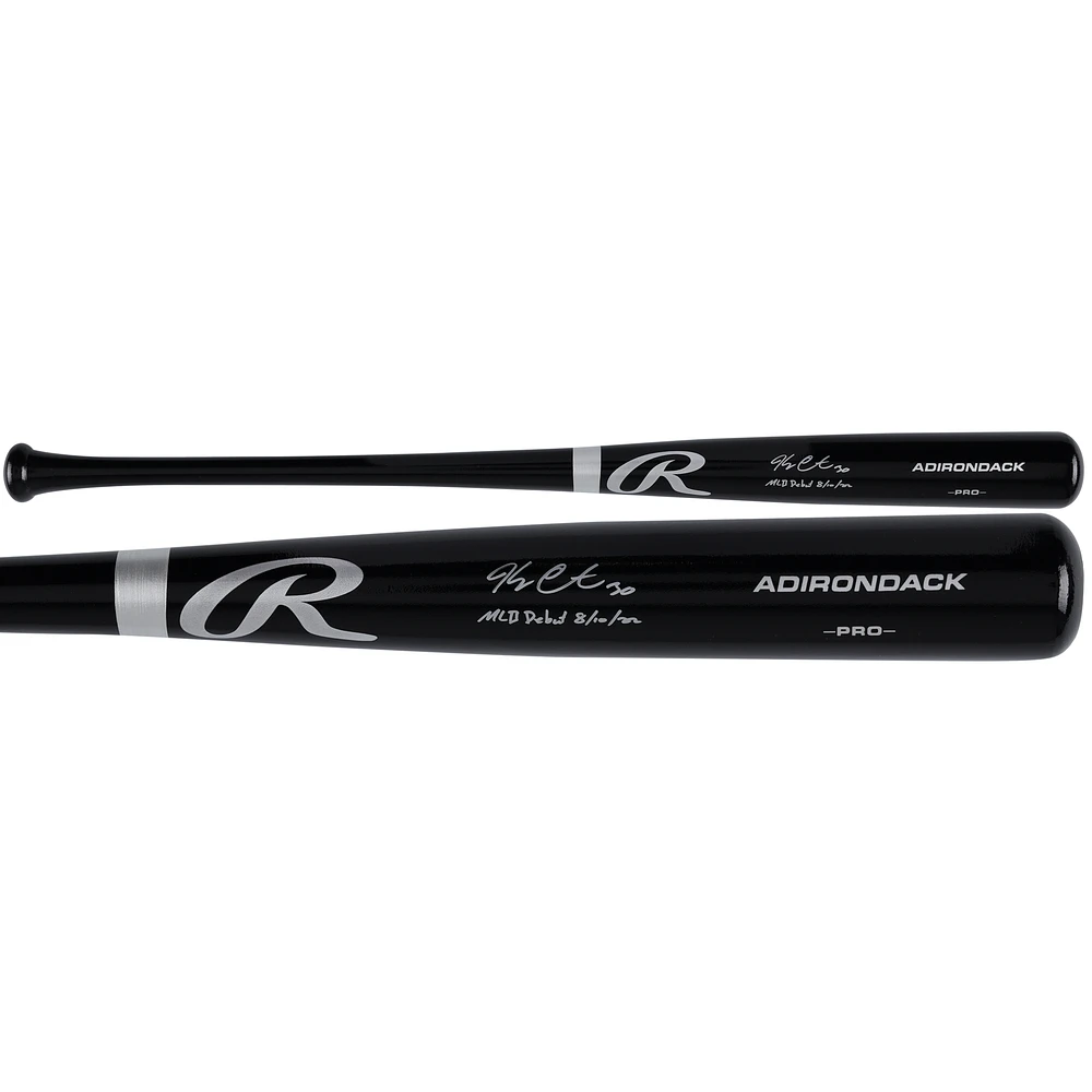 Kerry Carpenter Detroit Tigers Autographed Black Rawlings Adirondack Pro Bat with "MLB Debut 8/10/22" Inscription