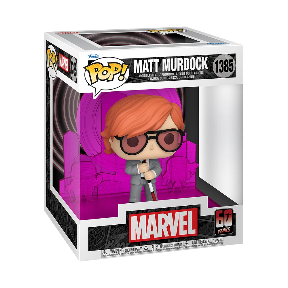 Funko Pop! Daredevil #1385 Deluxe Matt Murdock with Radar (60th Anniversary) Deluxe Vinyl Figure