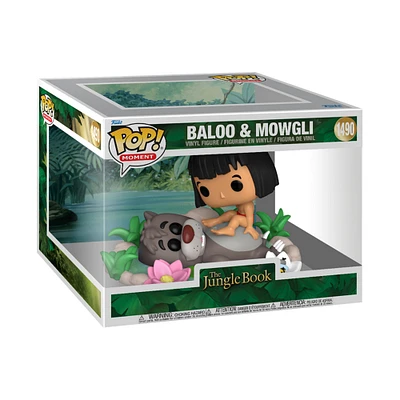 Funko Pop! Moments The Jungle Book #1490 Baloo & Mowgli Vinyl Figures