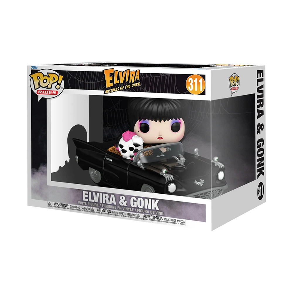 Elvira #311 ELVIRA & Gonk Funko Pop! Rides Deluxe Vinyl Figure