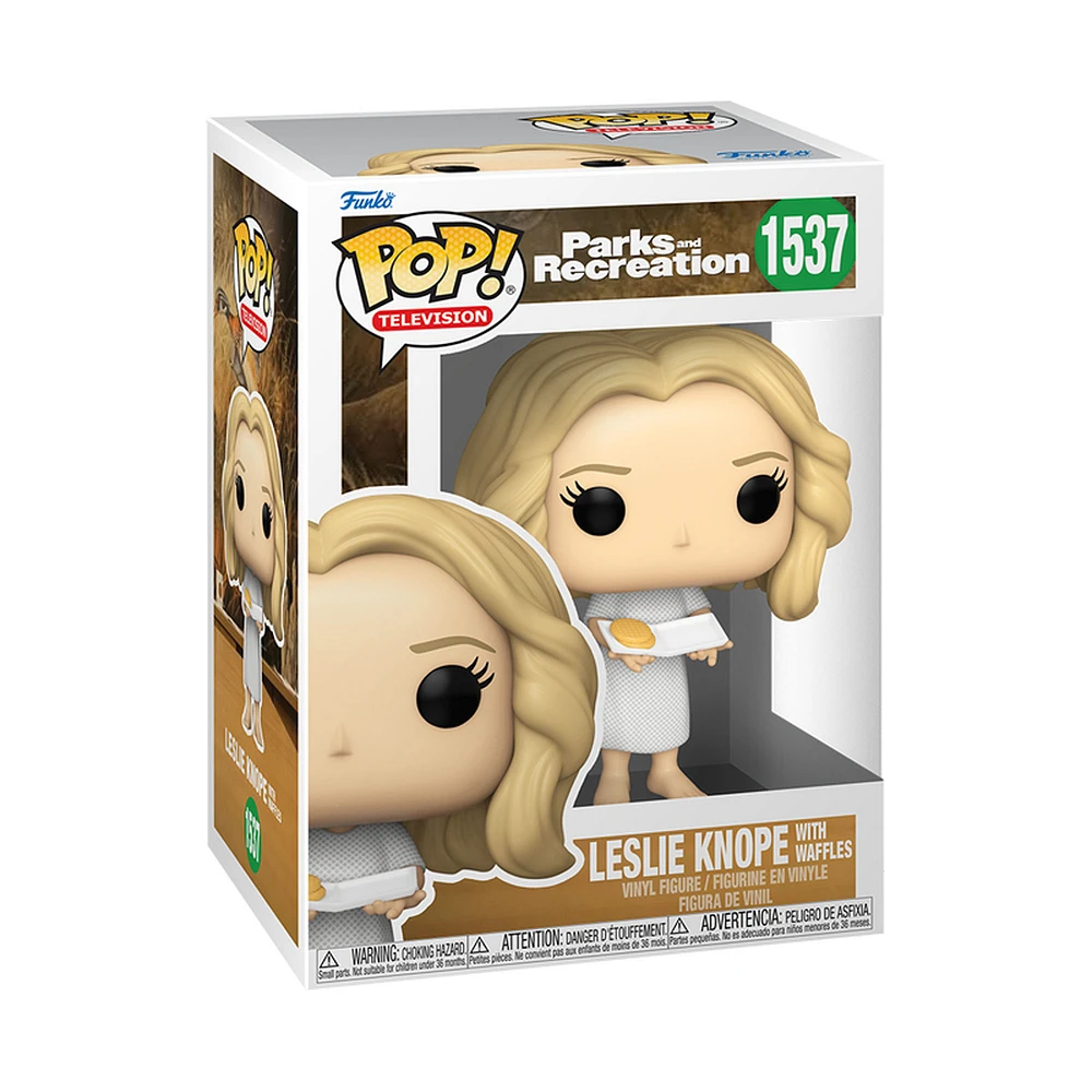 Parks and Recreation #1537 Leslie Knope with Waffles Funko Pop! Vinyl Figure