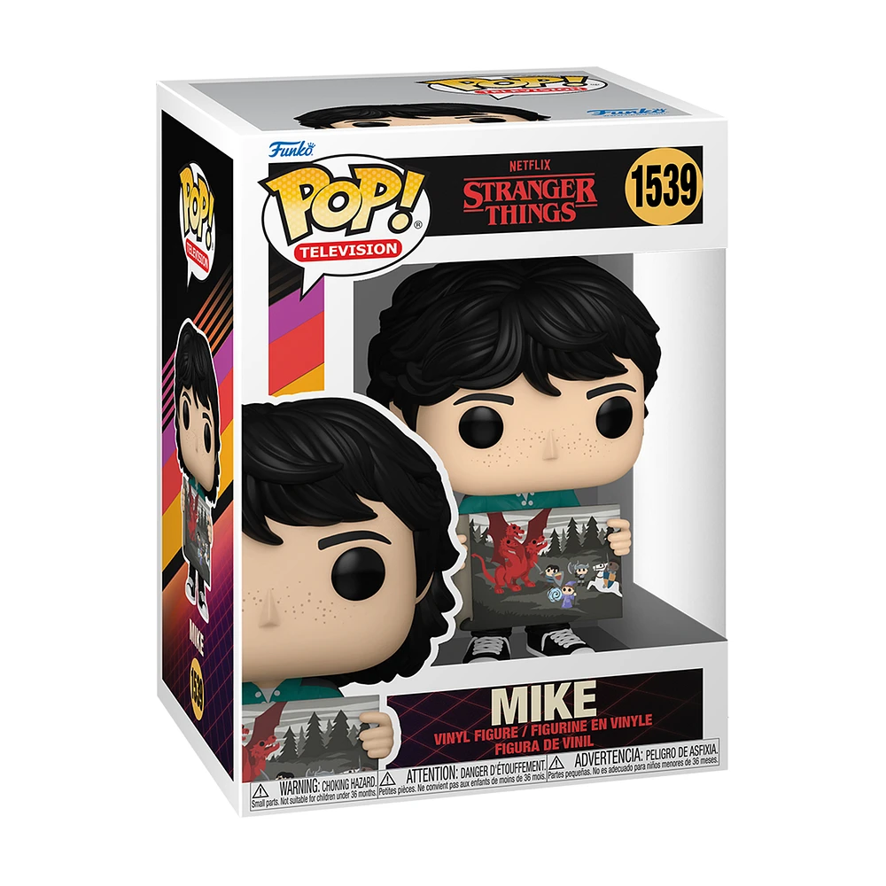 Stranger Things #1539 Mike with Will's Painting Funko Pop! Vinyl Figure