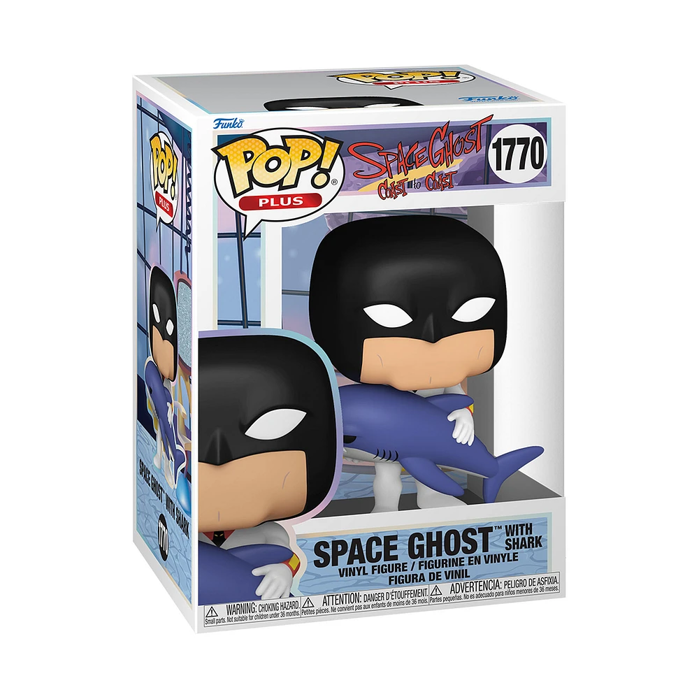Funko Cartoon Network Pop! Plus Space Ghost Figure with Shark