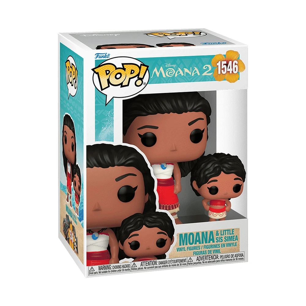 Moana & Little Sis Simea #1546 Funko Pop! & Buddy Vinyl Figures