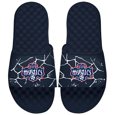 Unisex ISlide Navy Washington Mystics Shattered Slide Sandals