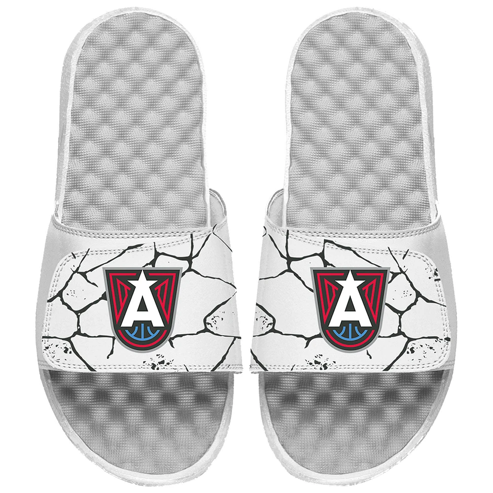 Unisex ISlide White Atlanta Dream Shattered Slide Sandals
