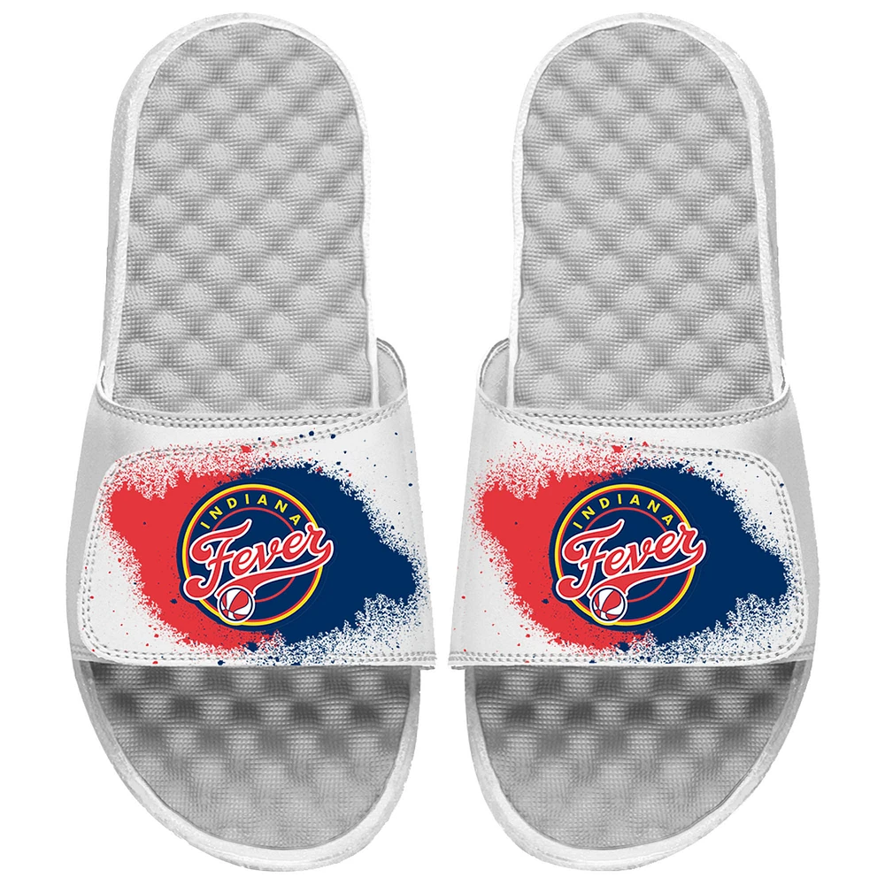 Unisex ISlide Indiana Fever Spray Paint Slide Sandals