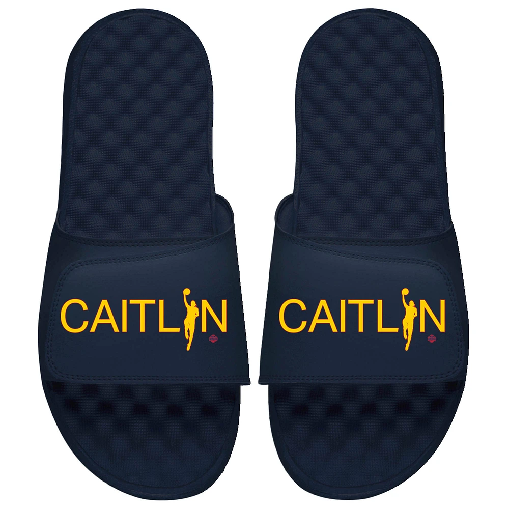 Unisex ISlide Navy Indiana Fever Player Layup Word Slide Sandals