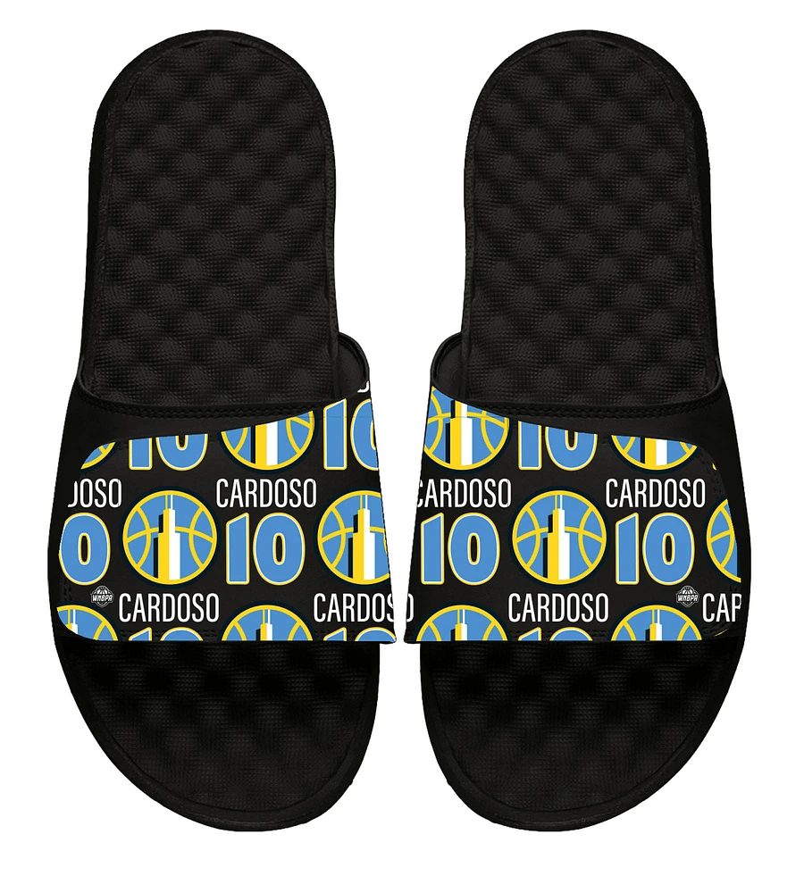 Unisex ISlide Kamilla Cardoso Chicago Sky Team Pattern Slide Sandals