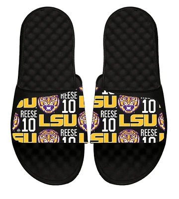 Unisex ISlide Angel Reese LSU Tigers Team Pattern Slide Sandals