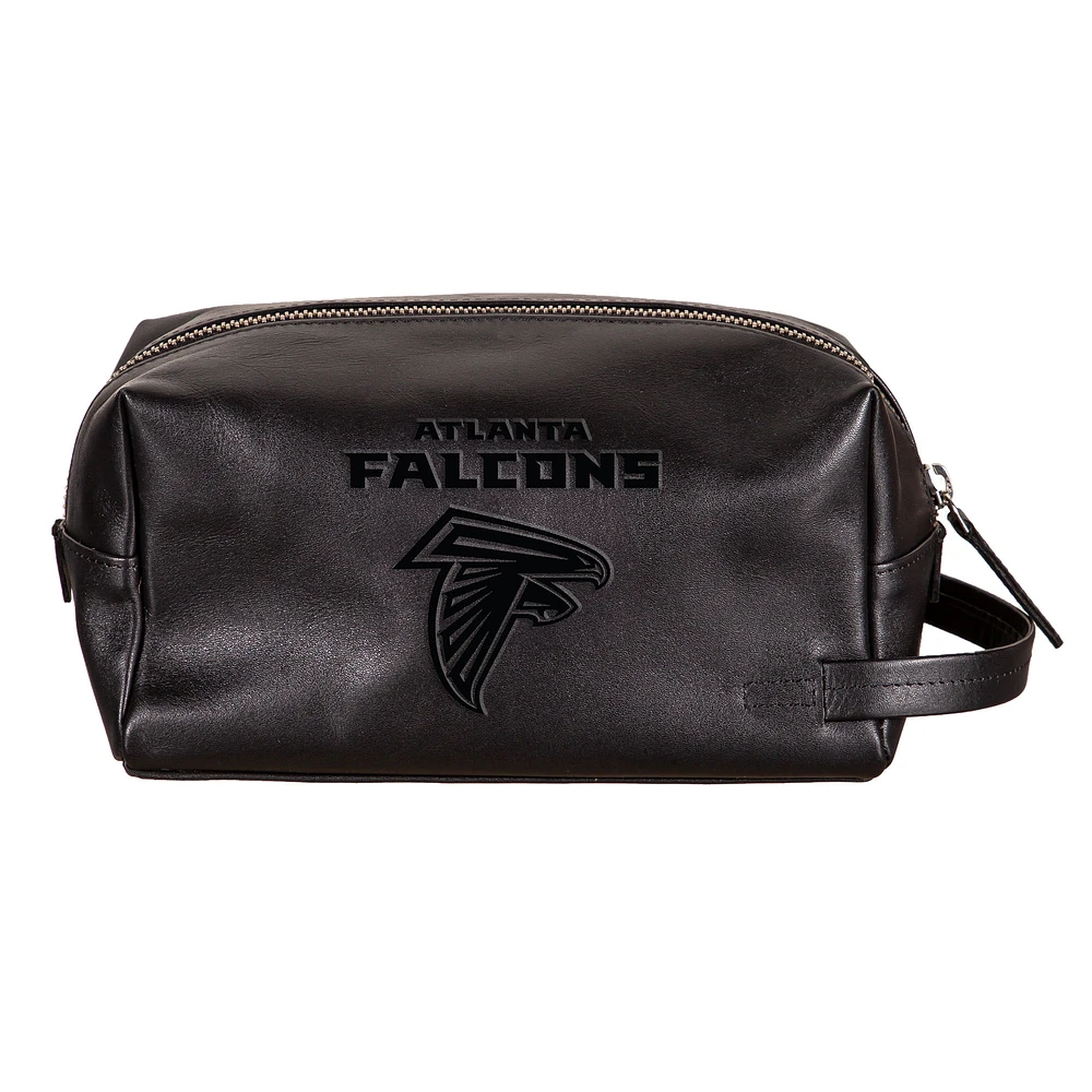 Atlanta Falcons Hybrid Leather Lined Dopp Toiletry Bag
