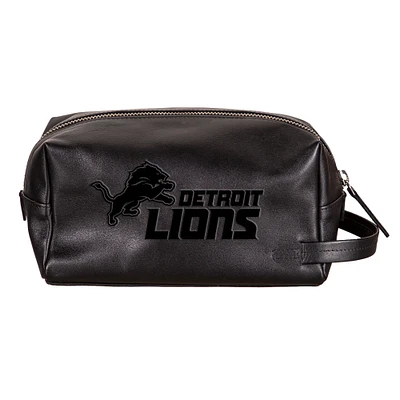 Detroit Lions Hybrid Leather Lined Dopp Toiletry Bag