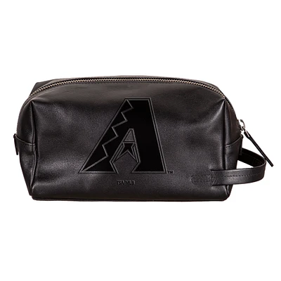Arizona Diamondbacks Hybrid Leather Lined Dopp Toiletry Bag
