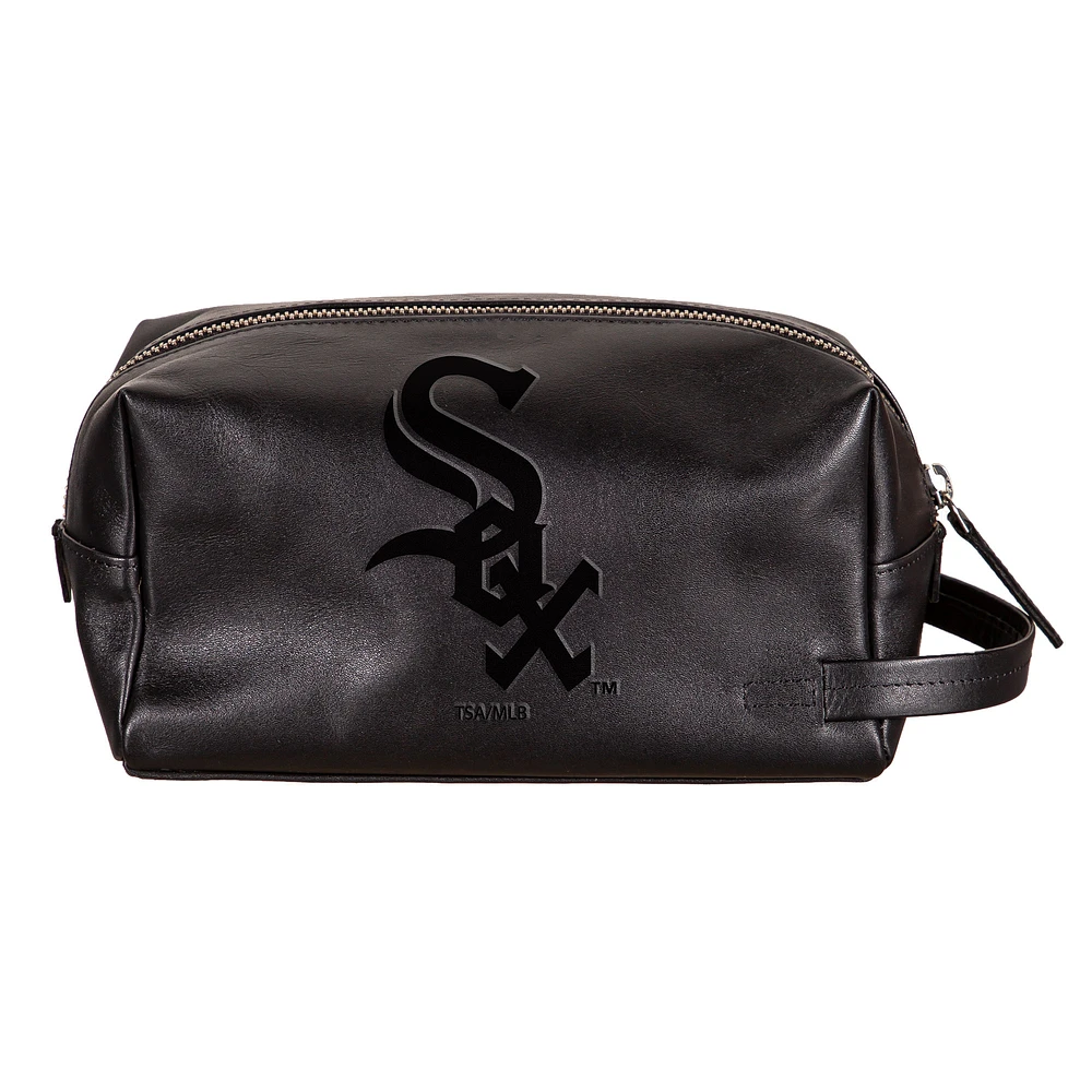 Chicago White Sox Hybrid Leather Lined Dopp Toiletry Bag