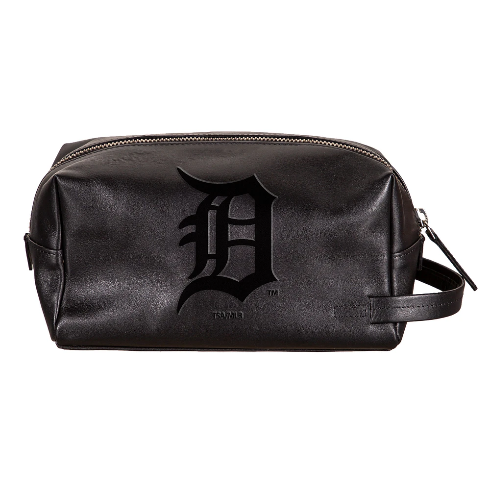 Detroit Tigers Hybrid Leather Lined Dopp Toiletry Bag