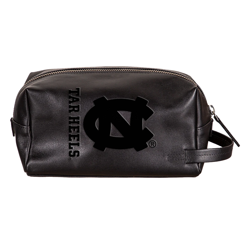 North Carolina Tar Heels Hybrid Leather Lined Dopp Toiletry Bag