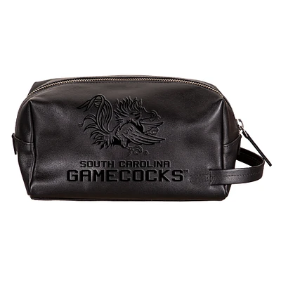 South Carolina Gamecocks Hybrid Leather Lined Dopp Toiletry Bag