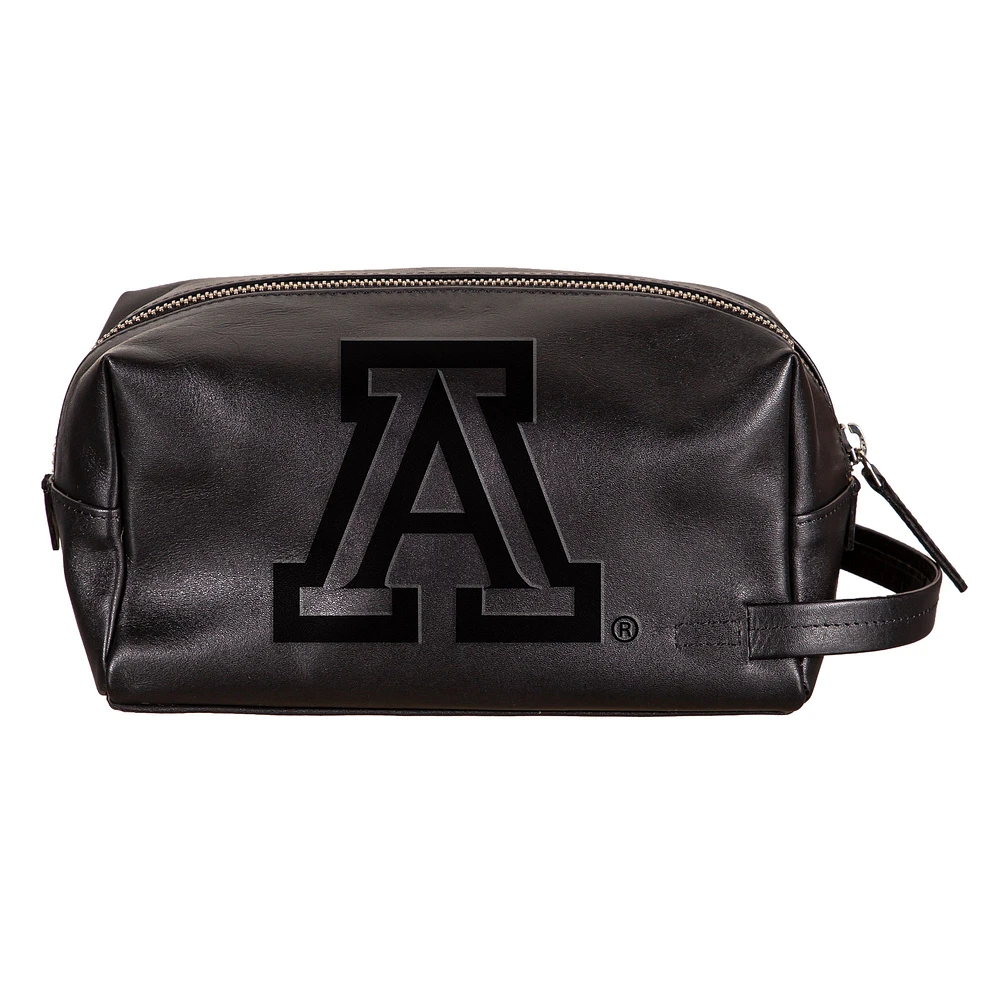 Arizona Wildcats Hybrid Leather Lined Dopp Toiletry Bag