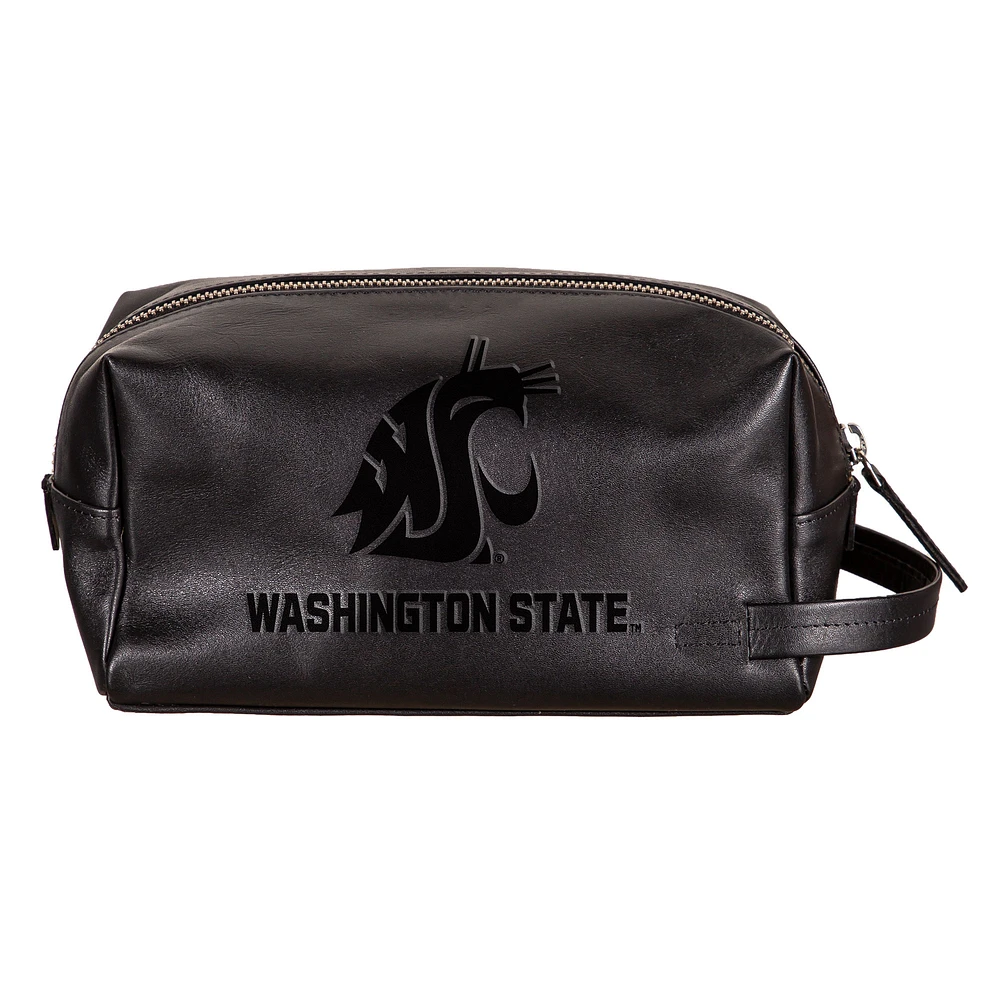 Washington State Cougars Hybrid Leather Lined Dopp Toiletry Bag