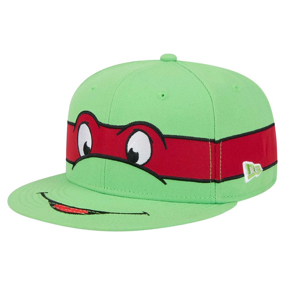 Men's New Era Green Teenage Mutant Ninja Turtles Raphael 9Fifty Snapback Hat