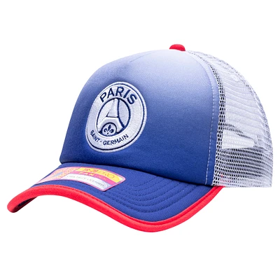 Men's Navy Paris Saint-Germain Destiny Trucker Adjustable Hat