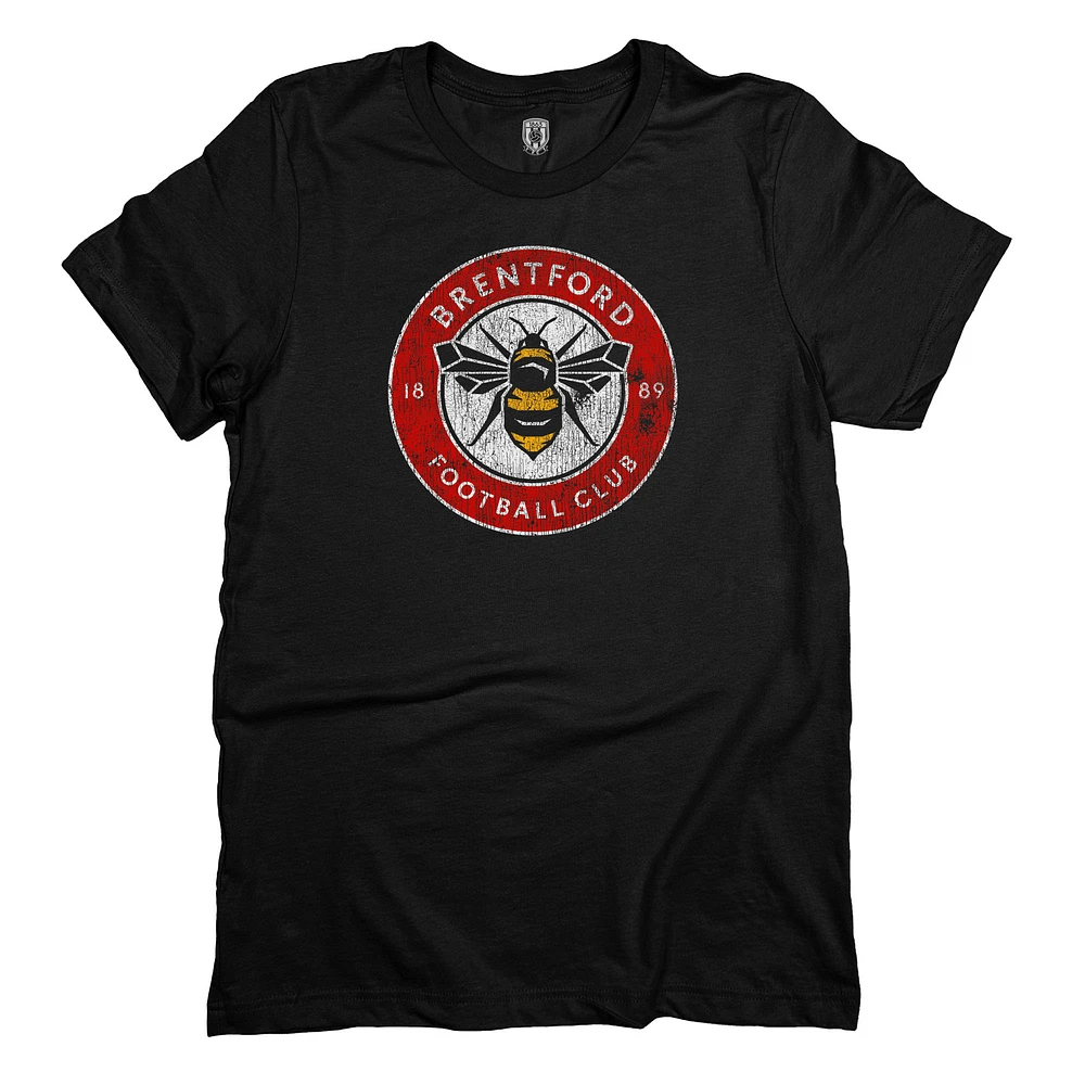 Men's 1863FC Black Brentford FC Badge T-Shirt