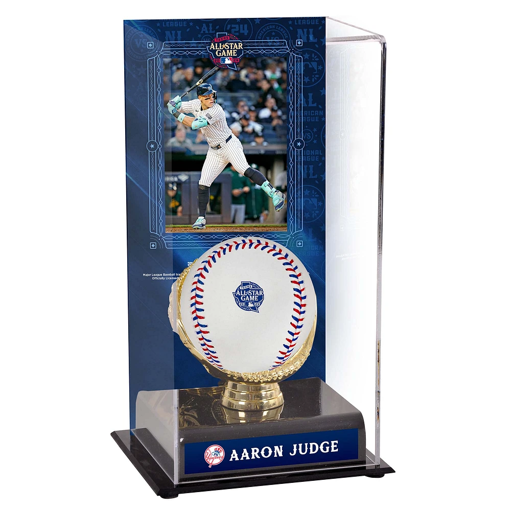 Aaron Judge New York Yankees 2024 MLB All-Star Game Gold Glove Display Case with Image