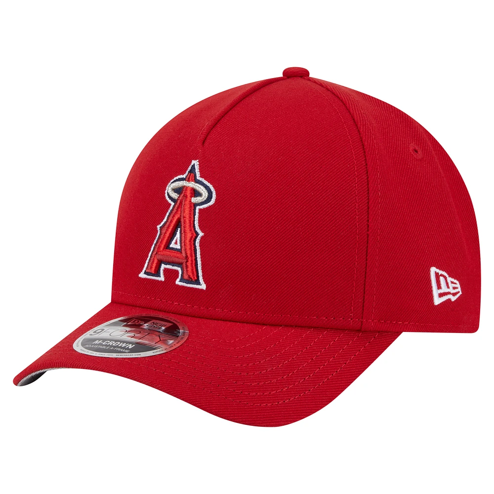Men's New Era Red Los Angeles Angels 9FORTY M-Crown Adjustable Hat