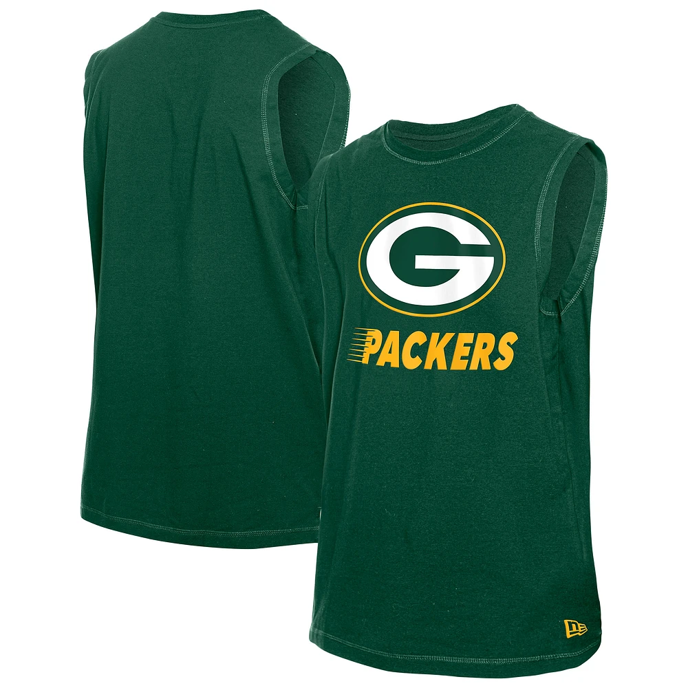 Men's New Era Green Bay Packers Leisure Collection Tank Top