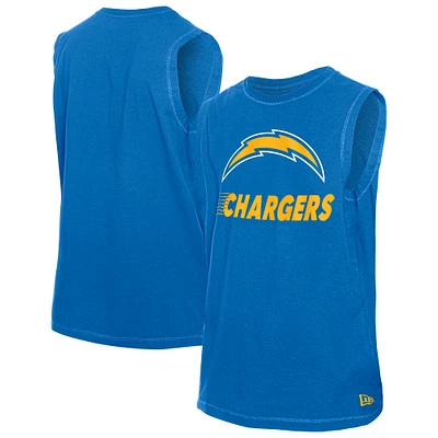 Men's New Era Powder Blue Los Angeles Chargers Leisure Collection Tank Top