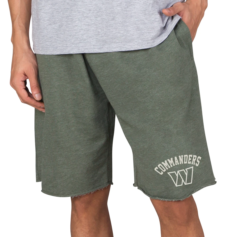Men's Concepts Sport Green Washington Commanders Mainstream Tri-Blend Shorts