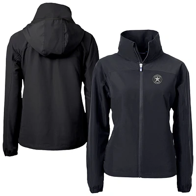 Women's Cutter & Buck Houston Astros Charter Eco Recycled Full-Zip Jacket